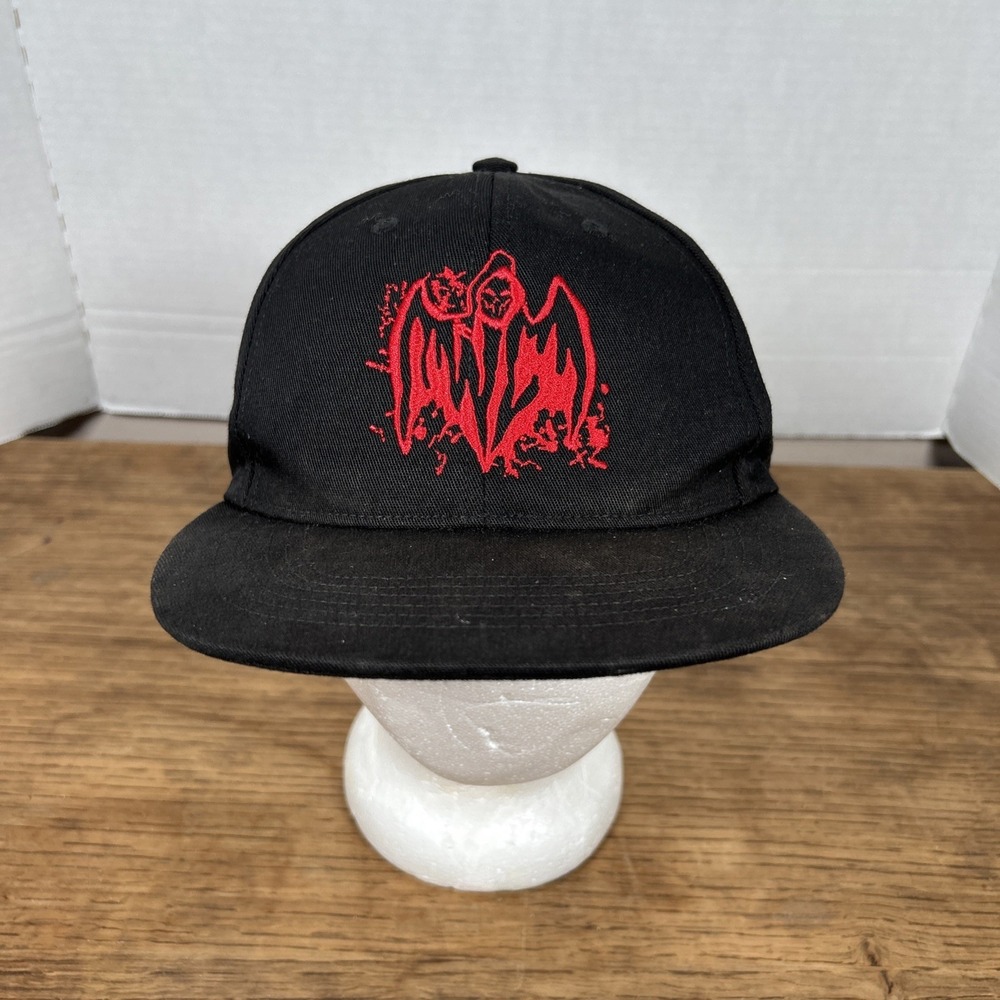 Warren Lotas Hat Reaper Red Black Cap SnapBack‎ Embroidery Made in USA